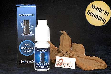 Niko Liquids E-Zigarette "Blau" Energetic 15ml